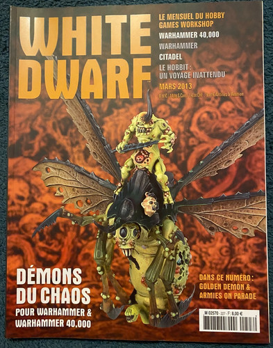 Warhammer white dwarf n - white,